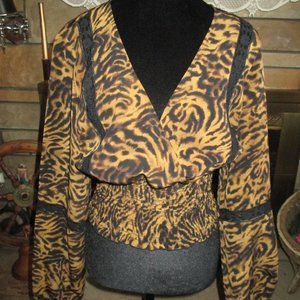 Animal Print Blouse